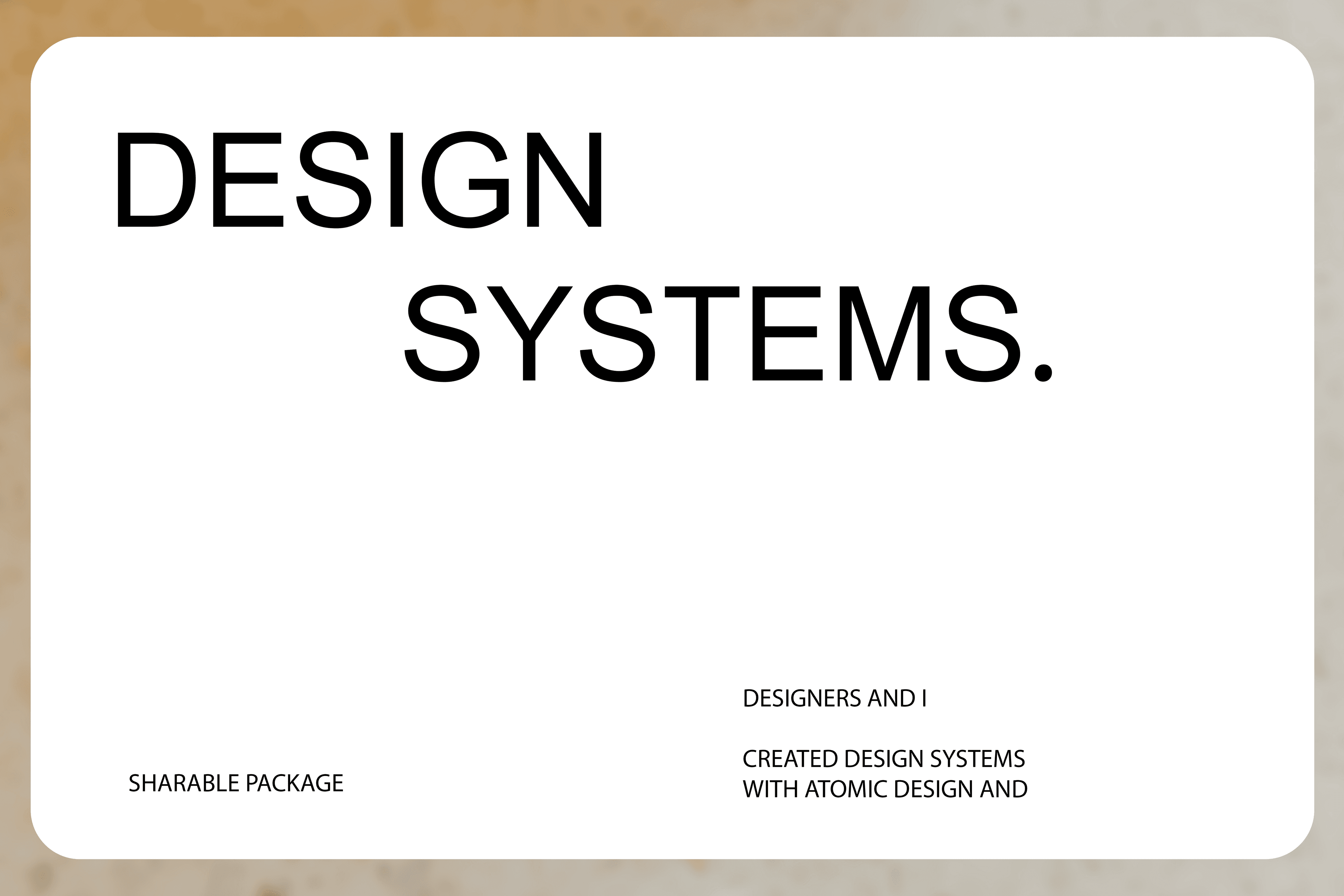 Design Systems