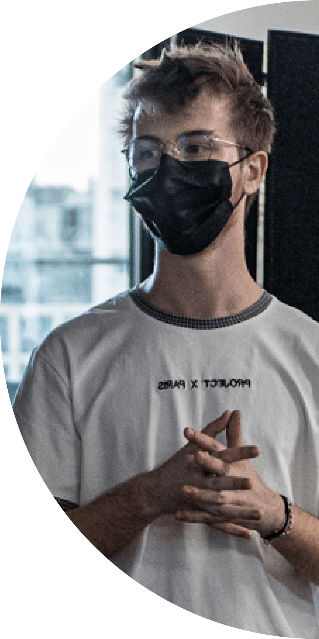 Me doing a freelance presentation